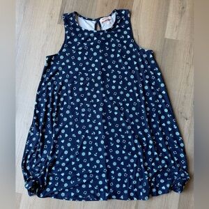 Harlow & Rose Navy Tank Dress with Nautical Icons